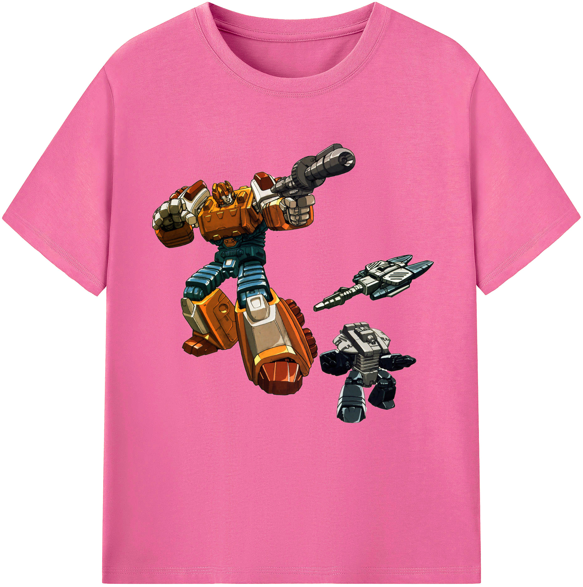 （画像用）  レディースカジュアルプリントTシャツ（綿100％）